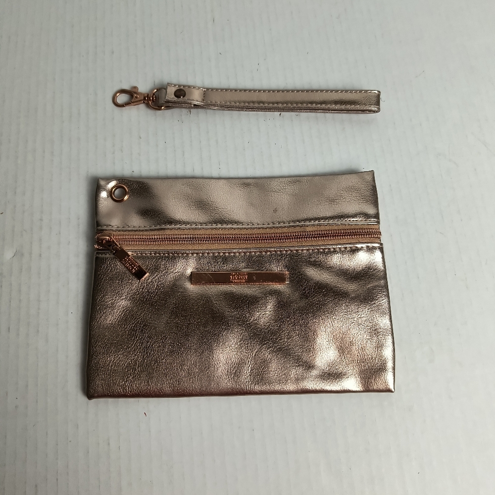Jones New York Wristlet Clutch Bag Gold Rose - Picture 6 of 11